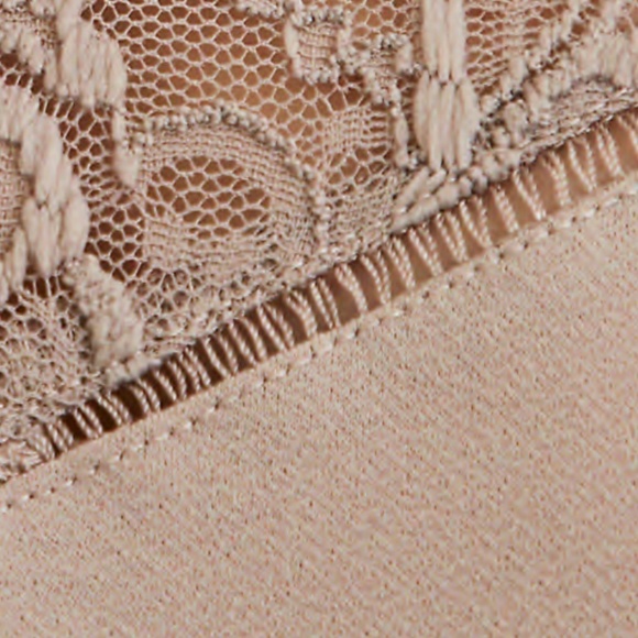 Torrid Women's Taupe Studio Knit & Lace Top - Picture 5 of 10